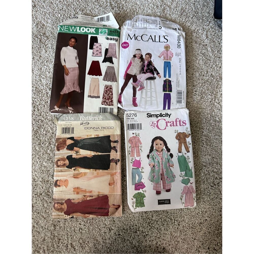 Set of 4 patterns